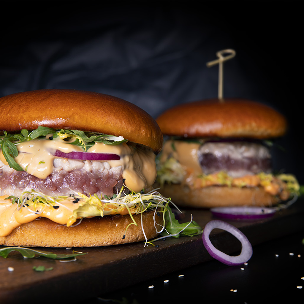 Shiso Tuna Burger Deluxe
